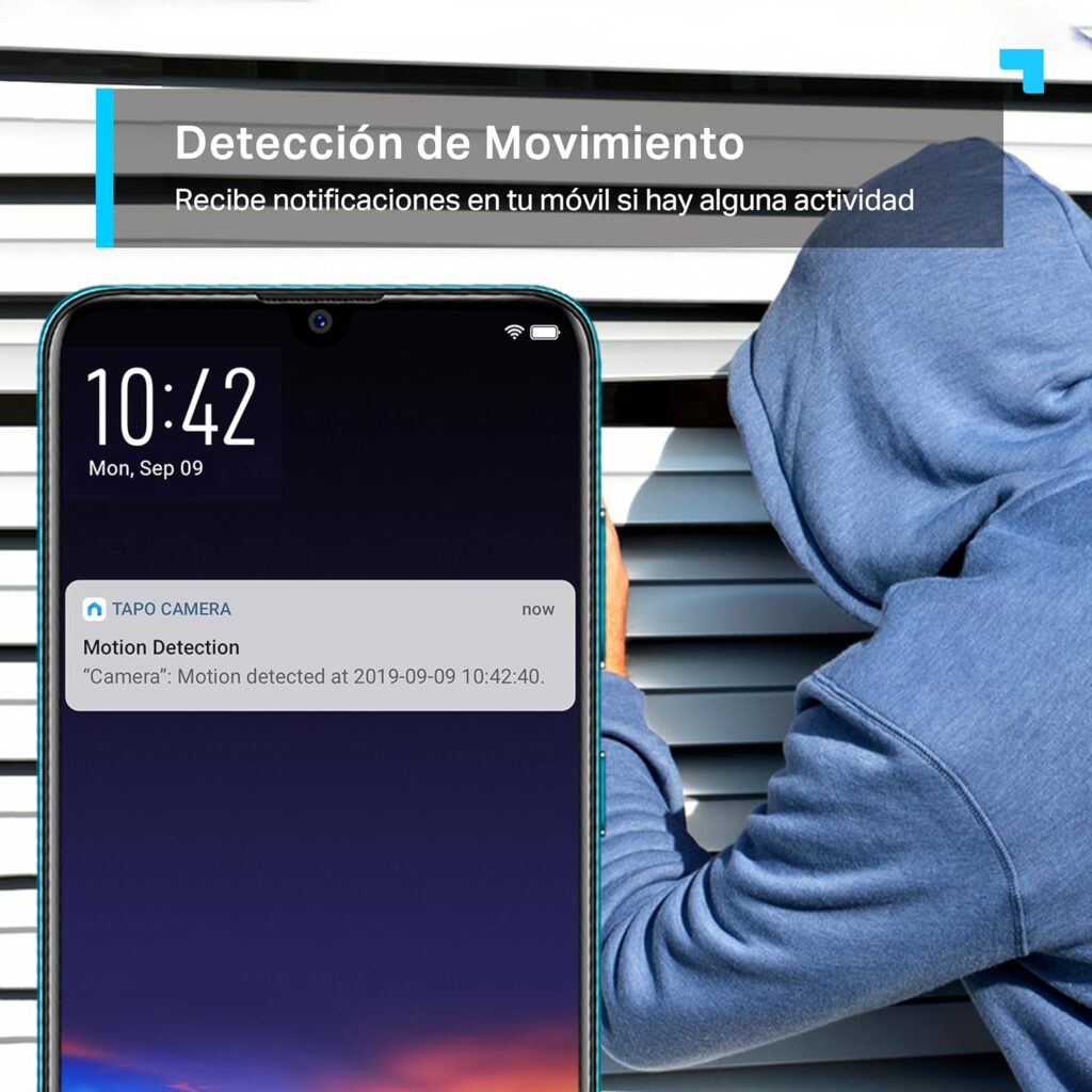 Tapo TP-Link C210(2-Pack) - Cámara IP WiFi 360° Cámara de Vigilancia 2K (3MP),Visión Nocturna Admite Tarjeta SD hasta 512 GB, Detección de Movimiento, Control Remoto, Compatible con Alexa