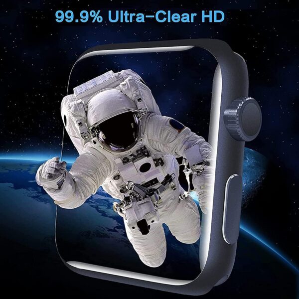 Blueshaweu Protector de pantalla compatible con reloj inteligente YYKY AMOLED de 2,04 pulgadas ET585, HD transparente, flexible, protector de pantalla de TPU [6 unidades] compatible con reloj - Image 8