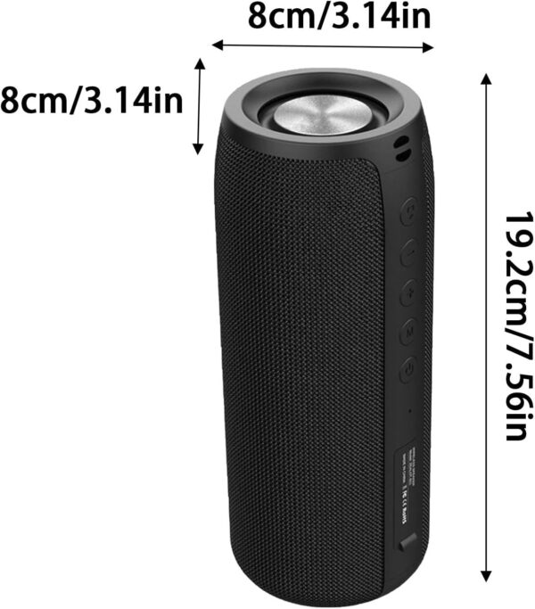 Altavoces inalámbricos portátiles - sonido dinámico altavoz inalámbrico inteligente altavoz de ducha inalámbrico - Altavoz estéreo Altavoz de escritorio inalámbrico versátil para portátiles teléfonos - Image 6
