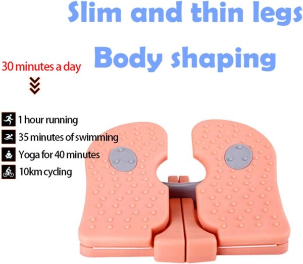 ZXLLAFT Mini máquina Stepper para Adelgazar piernas multifunción, Paso a Paso, Paso a Paso, Antideslizante, Ligero, Plegable, Paso a Paso, máquina para Perder Peso en el hogar,Azul - Image 6