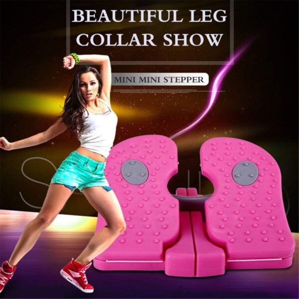 ZXLLAFT Mini máquina Stepper para Adelgazar piernas multifunción, Paso a Paso, Paso a Paso, Antideslizante, Ligero, Plegable, Paso a Paso, máquina para Perder Peso en el hogar,Naranja - Image 3