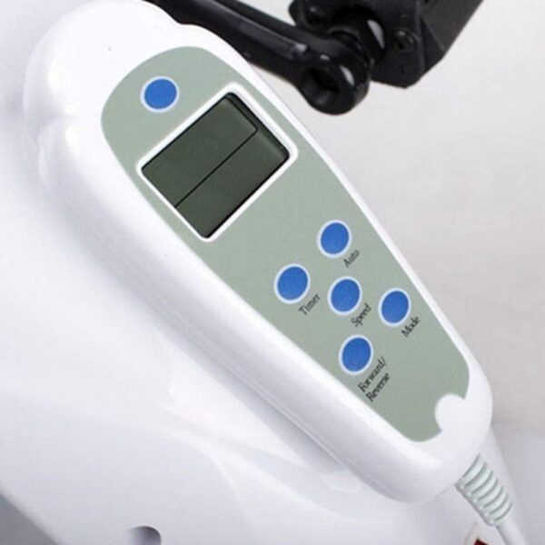 LUNEZY Ejercitador eléctrico de Pedales para Brazos y piernas, Mini Bicicleta estática Fisioterapia Bicicleta de Ejercicios Ancianos Ayuda para la Movilidad Entrenamiento Fitness Ejercita - Image 5