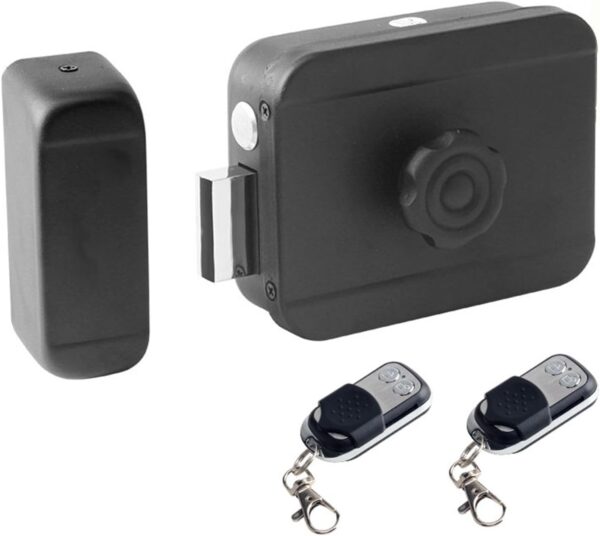 Cerradura de puerta inteligente invisible con control remoto, cerradura de puerta de seguridad para el hogar para control de aplicación - Image 3