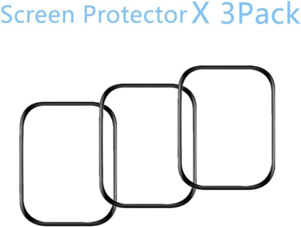 Frgnie Protector de pantalla compatible con reloj inteligente Gydom IDW13 de 1,8 pulgadas (3 unidades) 3D Curved Full Cover Protector de pantalla, compatible con Yoever/IFMDA Smartwatch - Image 6
