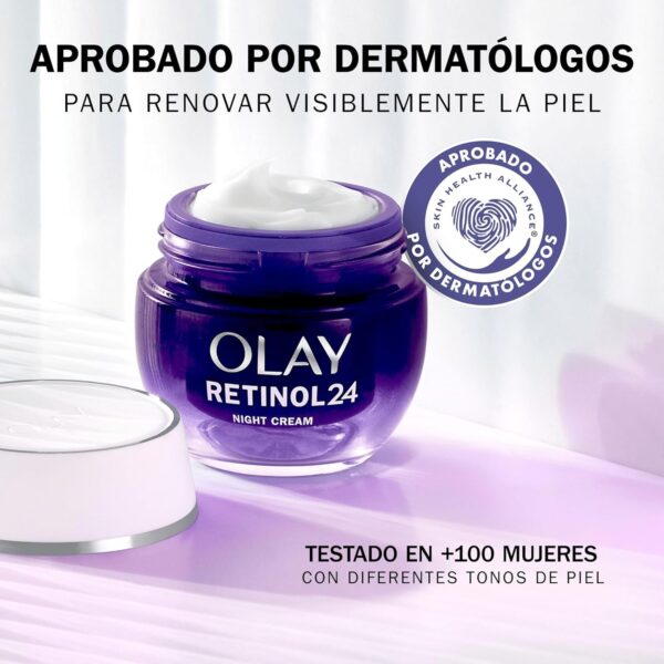 Olay Retinol24 Crema De Noche 50ML Y Olay VitaminC + AHA24 Crema De Día 50ML. Pack De 2 Cremas. Piel Más Suave, Hidratada Y Luminosa - Image 3