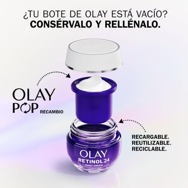 Olay Retinol24 Crema De Noche 50ML Y Olay VitaminC + AHA24 Crema De Día 50ML. Pack De 2 Cremas. Piel Más Suave, Hidratada Y Luminosa - Image 6