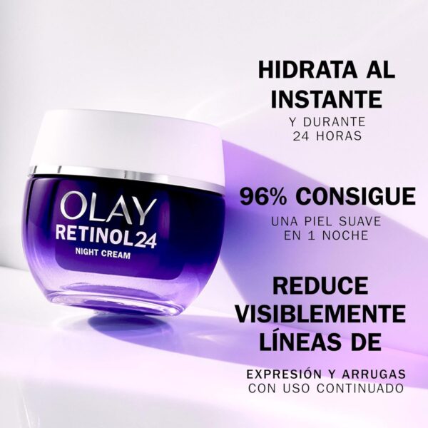 Olay Retinol24 Crema De Noche 50ML Y Olay VitaminC + AHA24 Crema De Día 50ML. Pack De 2 Cremas. Piel Más Suave, Hidratada Y Luminosa - Image 9