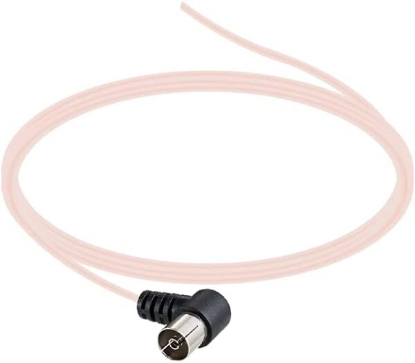 Vecys Antena de Radio FM Antena VHF Rosa Tipo T Antena Interior Unbal Dipole Radio Coche FM Conexión de Enchufe de TV a Presión Compatible con Receptor Estéreo Amplificador Hogar Radio Coche - Image 4