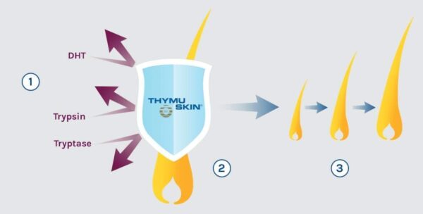 Thymuskin Med Shampoo - Champú avanzado de péptidos capilares para el crecimiento y densidad del cabello, solución para el cuidado del cabello con fórmula multipéptidos, champú hidratante para la - Image 2