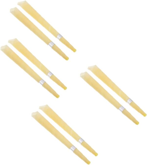 Healeved 8 Piezas Palos De Aromaterapia para El Oído Limpiadores De Oídos Caseros Prácticas Cera para Limpieza De Oidos Bergamota Barra De Cera para Los Oídos Natural