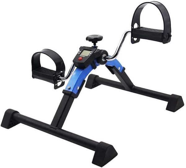 NMDCDH Ejercitador de Pedal Plegable Fuerte para Ejercicio de recuperación de Rodilla de Pierna y Brazo con Equipo de Entrenamiento de rehabilitación de Monitor