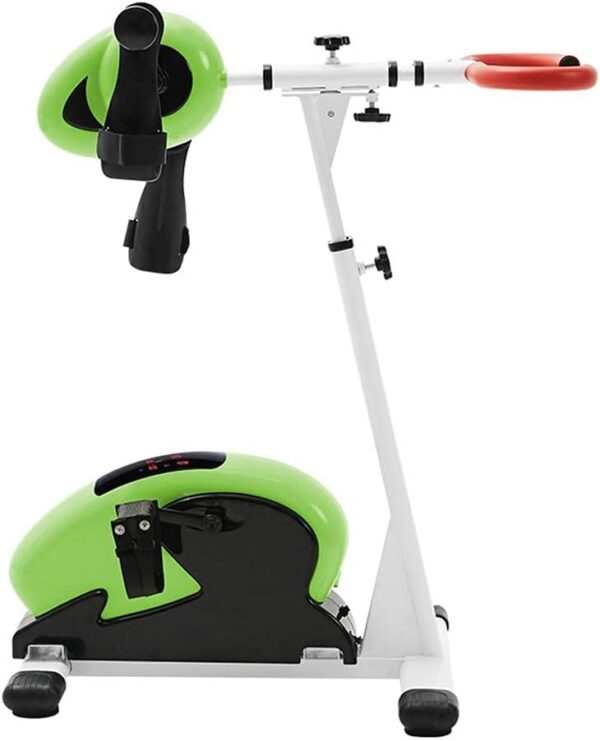 LOPZUQLY Bicicleta de Ejercicios eléctrica para rehabilitación con Pedales, ejercitador de Pedales motorizado para piernas y Brazos con Monitor, Equipo de Entrenamiento de rehabilitación para hemiple - Image 5