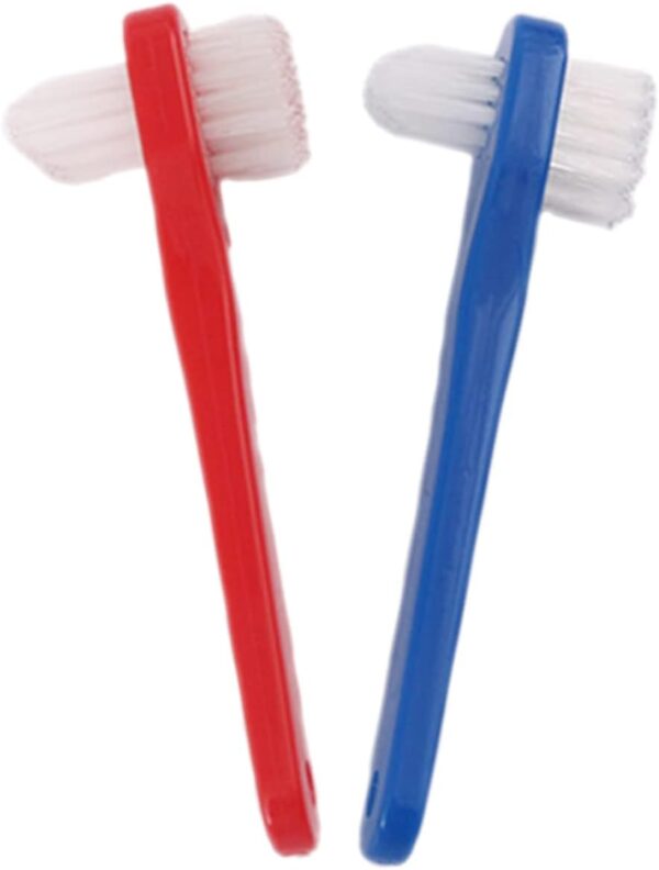 Healeved Cepillo De Frenos 4 Piezas Cepillo De Falso Limpiador De Cepillos De Prótesis Parcial Cepillos De Para Dentaduras Postizas Pasta De Duro Apéndice Cuidado Páginas Limpiador Bucal - Image 4