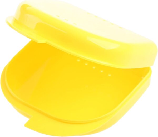Retenedor para funda con orificios de ventilación, caja protectora bucal ortodóntica, almacenamiento de prótesis dentales para funda hermética, soporte de cierre a presión falso, nuevo ortodoncia - Image 8