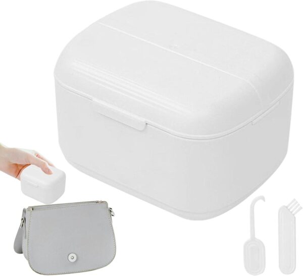 FPGEAR baño para dentaduras postizas, Limpieza del Soporte la dentadura Recipiente remojo la dentadura, protección Nocturna, diseño Desmontable protección - Image 6