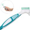 Cepillo para dentaduras postizas, limpieza eficaz cepillo de dientes postizos herramienta profesional de limpieza de dentaduras postizas para hombres y mujeres - Image 4