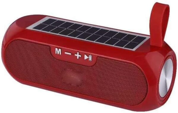 ROUZIHU Altavoz inalámbrico Recargable HiFi Stero, Altavoz móvil con energía Solar, reducción de Ruido, Subwoofer, Altavoz inalámbrico(Blue,White)