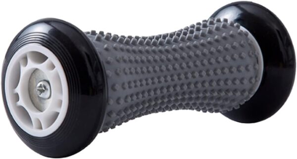 Masajeador de Pies Piernas Manos Brazos Espalda Hombros - Rodillo de masajes multiuso - Piernas Relajación de Músculos Roller Alivio Plantar Recuperación Adultos (NEGRO)