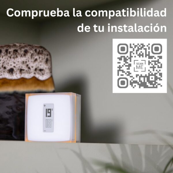 NETATMO Termostato inteligente y conectado de ahorro de energía, WiFi, controla la calefacción de forma remota mediante la aplicación|Compatible con Calderas Individuales, NTH01-AMZ - Image 2
