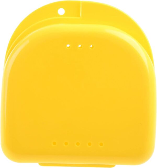 Retenedor para funda con orificios de ventilación, caja protectora bucal ortodóntica, almacenamiento de prótesis dentales para funda hermética, soporte de cierre a presión falso, nuevo ortodoncia - Image 2
