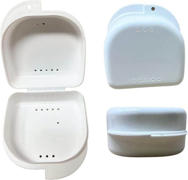 Cura Farma 25100 - Cuidado Dental Caja de Prótesis de Plástico 4-Piezas 100 g - Image 2