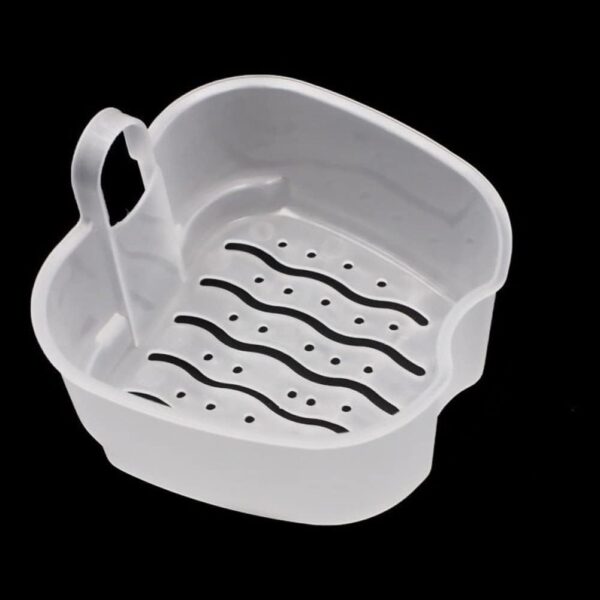 Ericetion Caja De Baño De Dentadura Postiza Caja De Retención Dental De Plástico Baño De Dientes Postizos Contenedor De Baños De Dentadura para Almacenar Dentaduras Postizas De Limpieza con Filtro - Image 4