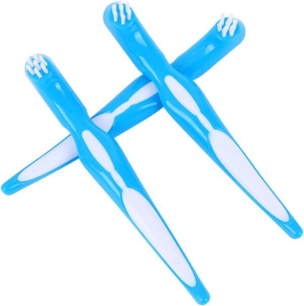HAPINARY Limpiador De Cepillos 6 Piezas Peine Doble Para El Cuidado De La Postiza Cepillo De De Doble Cara Tabletas De Prótesis Limpiador De Postizos Cepillo Retenedor Suave Quimicos - Image 5