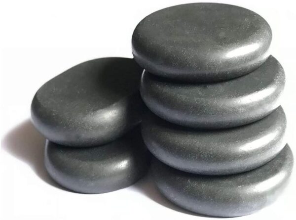 ANCLLO - Juego de 6 Piedras Calientes para masajes Esenciales Grandes para SPA Profesional o casero, Relajante, curativo, para aliviar el Dolor - Image 3