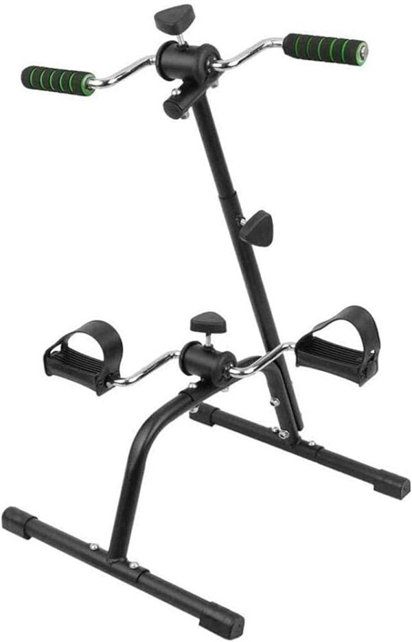 NMDCDH Mini máquina para Hacer Ejercicio de Bicicleta, Brazos y piernas, Equipo de Fitness para Personas Mayores y Ancianos, Bicicleta estática Plegable, para Ejercicios de recuperación d