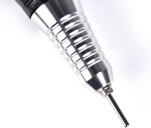 KADS Máquina de manicura eléctrica profesional con taladro de uñas, lima de pedicura, pulimento, forma de bolígrafo, acrílico, producto para el cuidado de los dedos de los pies (negro) - Image 5