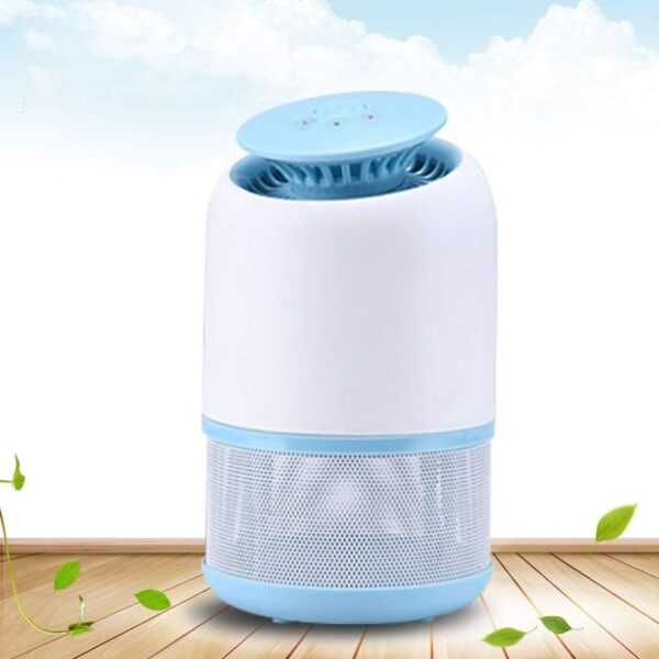 MFLASMF Mosquito Killer, Smart UV Mosquito Killer Repelente LED Mosquito-Killing Trap Lámpara Hogar Insecto Insecto Volador Plaga Dispositivo de succión de iluminación púrpura Lámpara ases