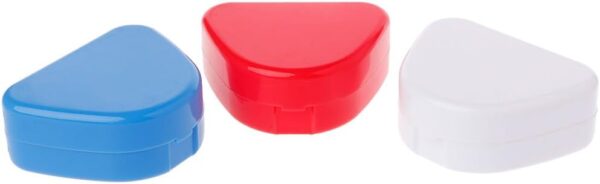 LKOOFHNM Retenedor de ortodoncia para dentadura bucal de baño, caja de almacenamiento para bandeja de almacenamiento, organizador de botellas, contenedor de tanque, dispensador de vidrio hermético de
