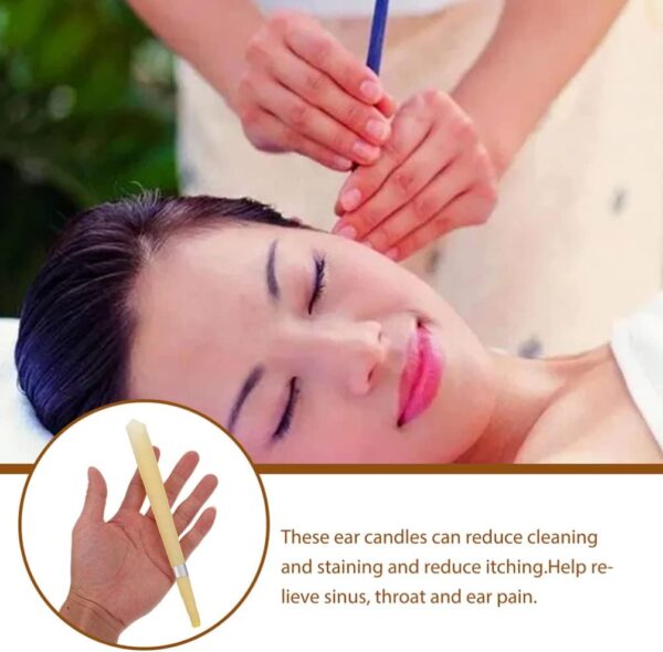Healeved 8 Piezas Palos De Aromaterapia para El Oído Limpiadores De Oídos Caseros Prácticas Cera para Limpieza De Oidos Bergamota Barra De Cera para Los Oídos Natural - Image 8