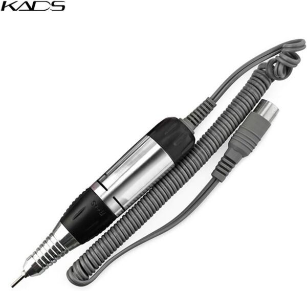 KADS Máquina de manicura eléctrica profesional con taladro de uñas, lima de pedicura, pulimento, forma de bolígrafo, acrílico, producto para el cuidado de los dedos de los pies (negro) - Image 2