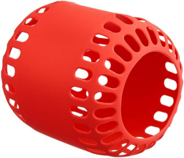 Hemobllo Estuche Protector Cubierta De Silicona Soporte De Escritorio para Altavoz Cubierta Protectora del Altavoz Funda Protectora De Altavoz Rojo Trompeta Inteligente - Image 8