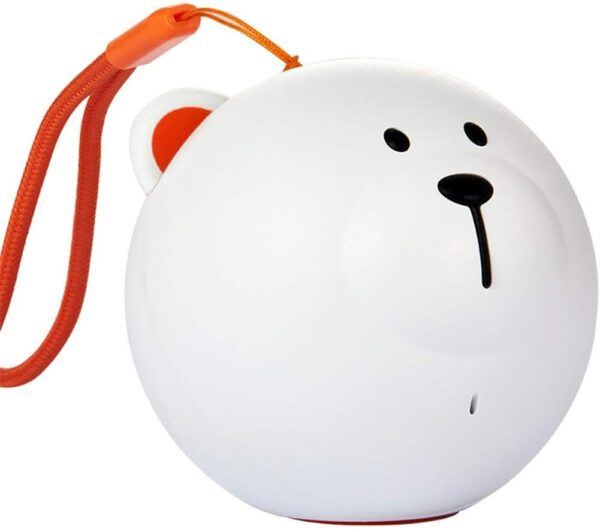 ZXQZ Altavoces portátiles Altavoz Inteligente Oso AI para Niños, Mini Altavoz Bluetooth Inalámbrico Portátil, Tiempo de Juego de 5 Horas, Marcación por Voz Inteligente bocinas