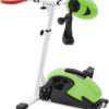 LOPZUQLY Bicicleta de Ejercicios eléctrica para rehabilitación con Pedales, ejercitador de Pedales motorizado para piernas y Brazos con Monitor, Equipo de Entrenamiento de rehabilitación para hemiple