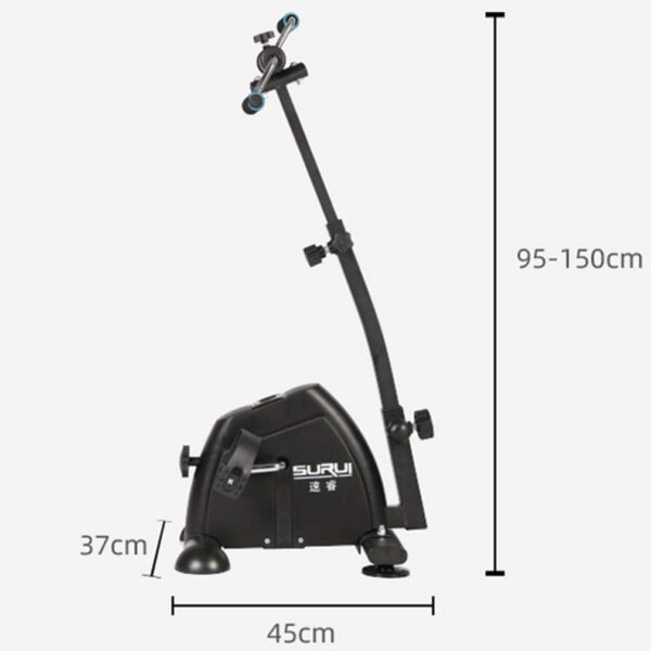 MFLASMF Bicicleta de rehabilitación, ejercitador de Pedal portátil Superior e Inferior Ajustable con Contador automático, ejercitador de Pedal para Interiores para Personas Mayores y ancia - Image 2