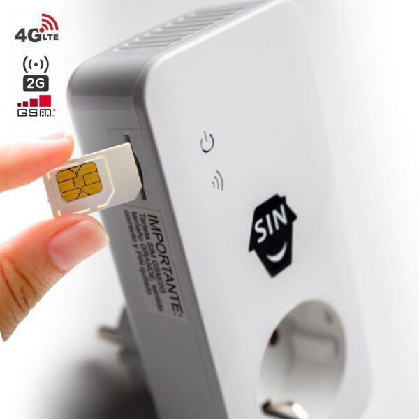 Enchufe Inteligente sin internet (requiere tarjeta SIM) | Sensor de temperatura y programable/manejable con SMS/APP/llamada | Aviso de fallo/recuperación de corriente - Image 2