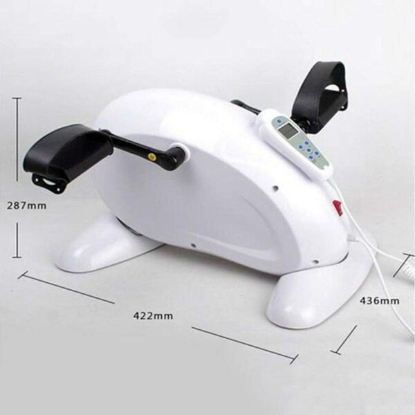 MFLASMF Mini Bicicleta estática eléctrica Pedal ejercitador Mini Bicicleta estática Fisioterapia Bicicleta de Ejercicios Ancianos Ayuda a la Movilidad Entrenamiento Fitness Ejercitador de - Image 7