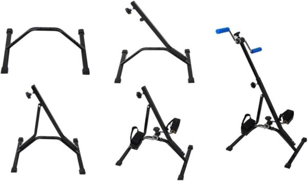 Dbtxwd Pedal Exerciser Ajustable Resistencia Brazo y Pierna Máquina de Entrenamiento de Fitness para Extremidad Carrera Hemiplejia Rehabilitación Bicicleta Estática - Image 7