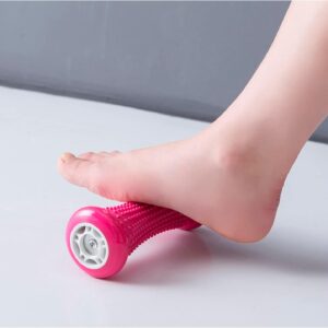 Masajeador de Pies Piernas Manos Brazos Espalda Hombros – Rodillo de masajes multiuso – Piernas Relajación de Músculos Roller Alivio Plantar Recuperación Adultos (NEGRO)