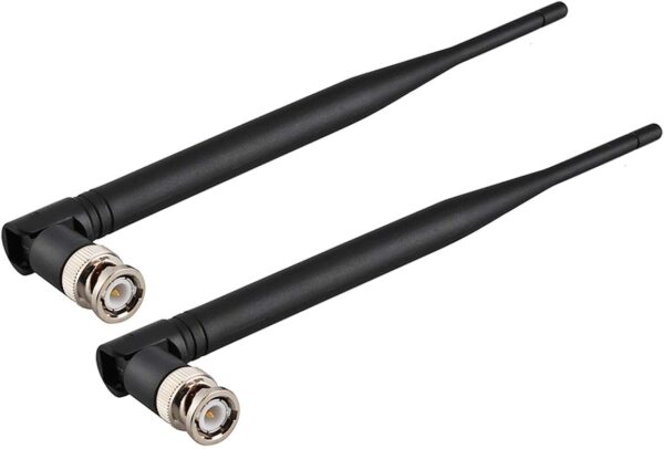 Bingfu Antena de Receptor Micrófono Inalámbrico UHF 470MHz-960MHz Macho BNC (2-Paquete) para Receptor Sistema de Micrófono Inalámbrico Audio Digital Remoto Dispositivo Amplificador Sintonizador - Image 6