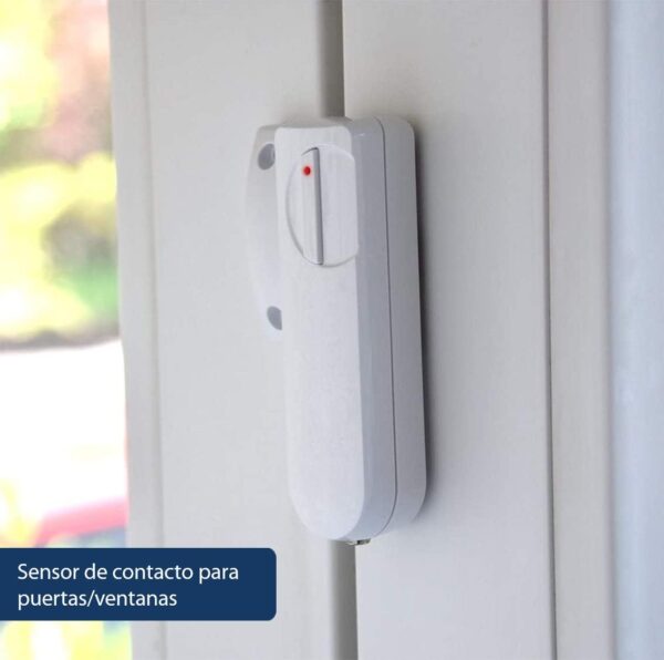 Blaupunkt Q3000 Kit de Alarma inalámbrica IP para casa, local, oficina. Sistema inteligente de seguridad sin cuotas. Antirrobos y okupas. Incluye panel de control, sensor para puertas y ventanas DC-S4, detector PIR de movimiento IR-S4. Recibe alertas en tu móvil. Funciones de domótica configurables. Fácil de instalar DIY - Image 5