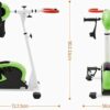 LOPZUQLY Bicicleta de Ejercicios eléctrica para rehabilitación con Pedales, ejercitador de Pedales motorizado para piernas y Brazos con Monitor, Equipo de Entrenamiento de rehabilitación para hemiple - Image 4