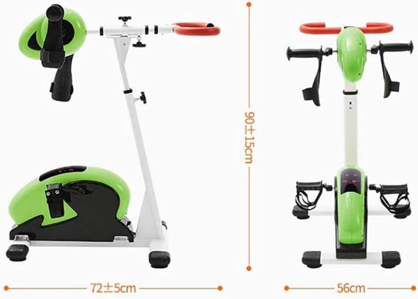 LOPZUQLY Bicicleta de Ejercicios eléctrica para rehabilitación con Pedales, ejercitador de Pedales motorizado para piernas y Brazos con Monitor, Equipo de Entrenamiento de rehabilitación para hemiple - Image 4