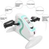 XJZHANG Ejercitador De Pedales para Debajo del Escritorio - Mini Bicicleta De Ejercicio Portátil para Entrenamiento De Piernas/Brazos, Ejercitador De Pedales para Personas Mayores con Pantalla LCD - Image 2