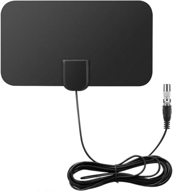 DollaTek Mini Antena de TV Digital para Interiores Amplificador de señal de Rango de 50 Millas F-TV HDTV Compatible 4K