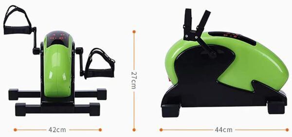 WPJQJWD Ejercitador De Pedal Eléctrico,Fitness Motorizado Eléctrico Mini Bicicleta Ejercicio/Pedal Ejercitador ​con Soporte Protector De Piernas Entrenador De Rehabilitación para Ancianos - Image 6