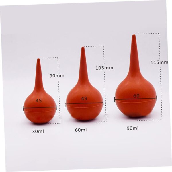 DOITOOL Reutilizable 5 Piezas Bola Bulbo Oído Bulbo De Limpieza De Oídos Bulbo Limpio Oído Soplador De Lentes Limpiador De De Soplador De Aire Bulbo De Goma De Bulbo Manual Volar Un Globo - Image 7
